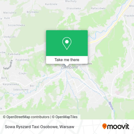 Sowa Ryszard Taxi Osobowe map