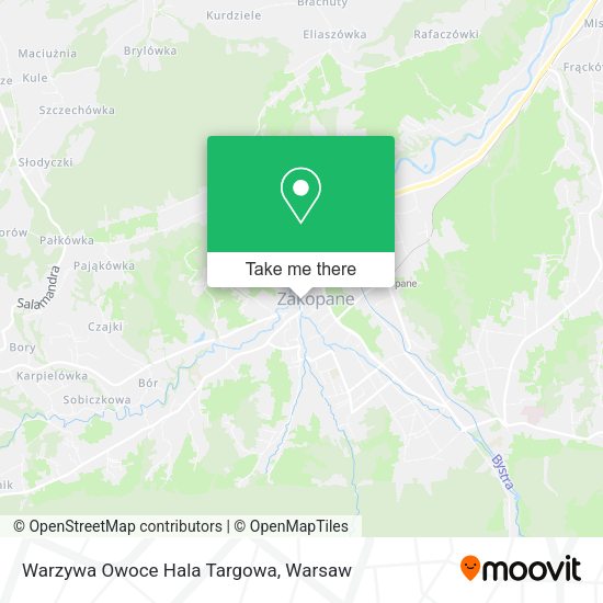 Warzywa Owoce Hala Targowa map