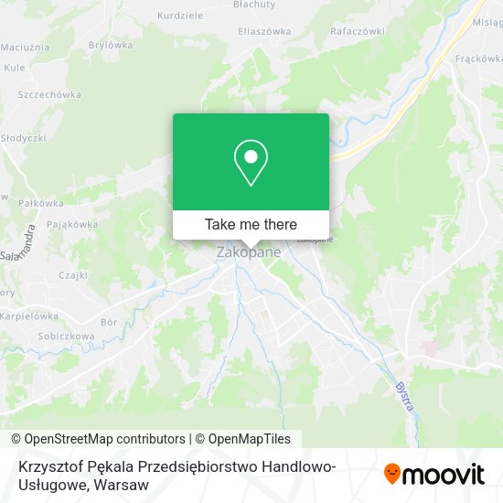 Krzysztof Pękala Przedsiębiorstwo Handlowo-Usługowe map