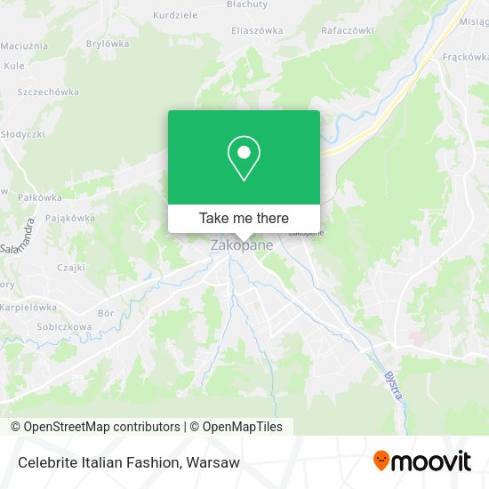 Celebrite Italian Fashion map