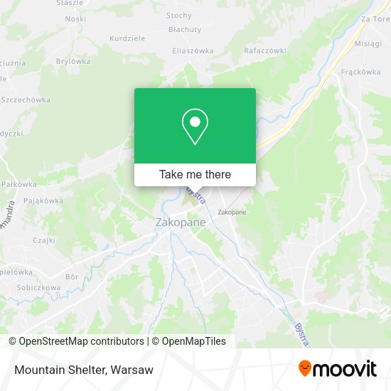 Mountain Shelter map