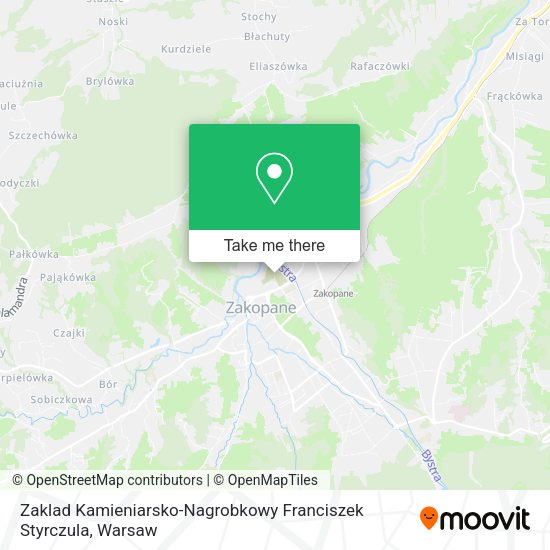 Zaklad Kamieniarsko-Nagrobkowy Franciszek Styrczula map