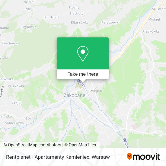 Rentplanet - Apartamenty Kamieniec map