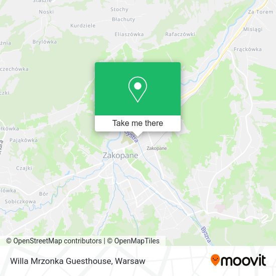 Willa Mrzonka Guesthouse map