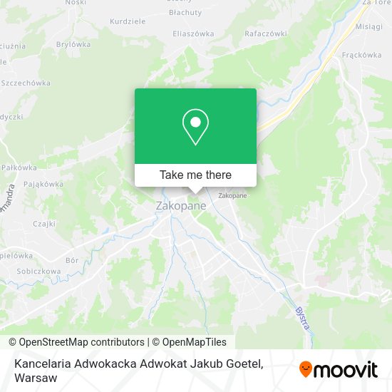 Kancelaria Adwokacka Adwokat Jakub Goetel map