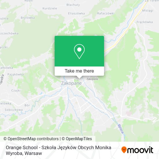 Orange School - Szkoła Języków Obcych Monika Wyroba map