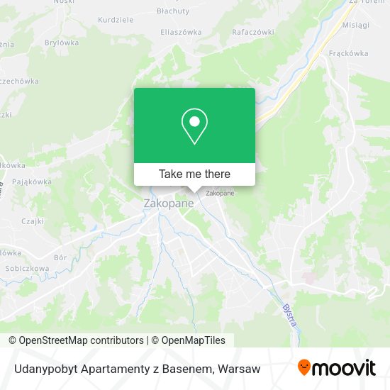 Udanypobyt Apartamenty z Basenem map