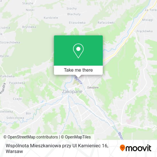 Wspólnota Mieszkaniowa przy Ul Kamieniec 16 map