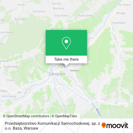 Przedsiębiorstwo Komunikacji Samochodowej. sp. z o.o. Baza map