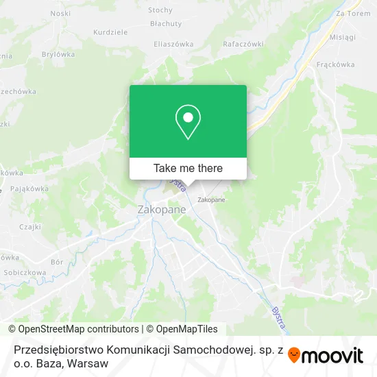 Карта Przedsiębiorstwo Komunikacji Samochodowej. sp. z o.o. Baza