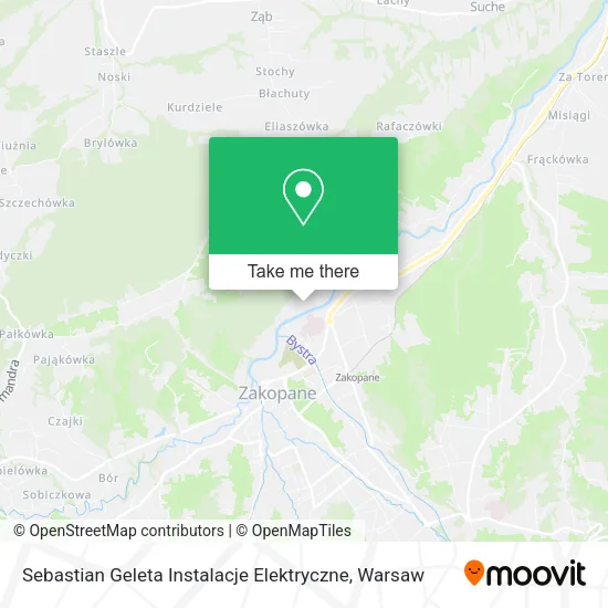 Карта Sebastian Geleta Instalacje Elektryczne