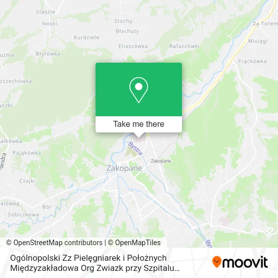 Ogólnopolski Zz Pielęgniarek i Położnych Międzyzakładowa Org Zwiazk przy Szpitalu Powiatowym im. T map