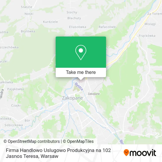 Firma Handlowo Uslugowo Produkcyjna na 102 Jasnos Teresa map