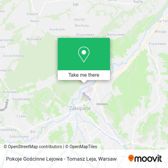 Pokoje Gościnne Lejowa - Tomasz Leja map