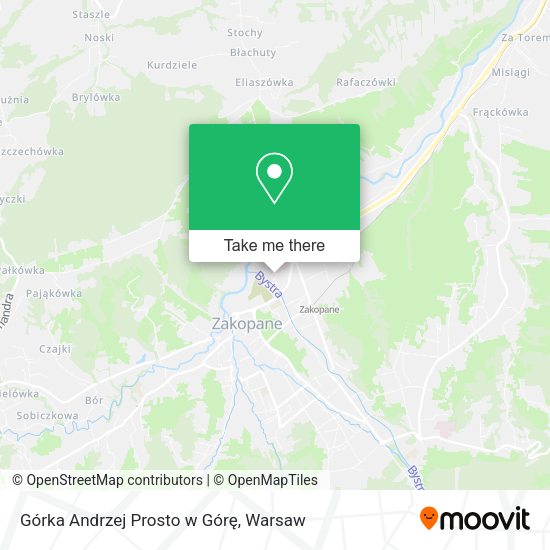 Górka Andrzej Prosto w Górę map