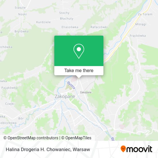 Halina Drogeria H. Chowaniec map