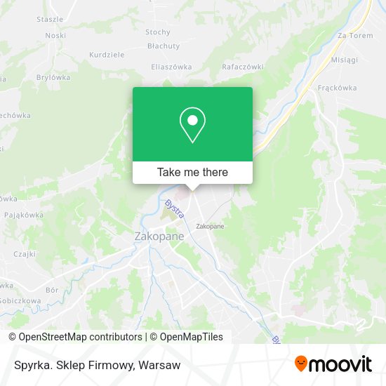 Spyrka. Sklep Firmowy map