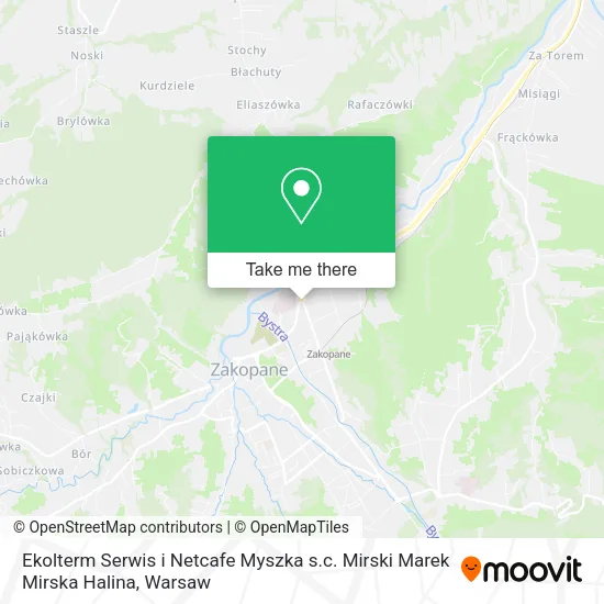 Ekolterm Serwis i Netcafe Myszka s.c. Mirski Marek Mirska Halina map