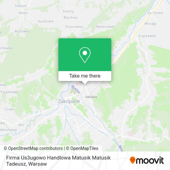 Firma Us3ugowo Handlowa Matusik Matusik Tadeusz map