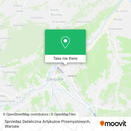 Карта Sprzedaz Detaliczna Artykulow Przemyslowych