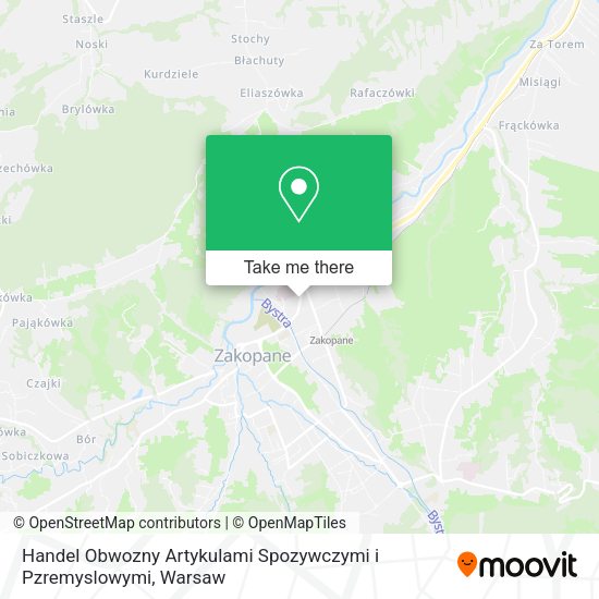 Handel Obwozny Artykulami Spozywczymi i Pzremyslowymi map