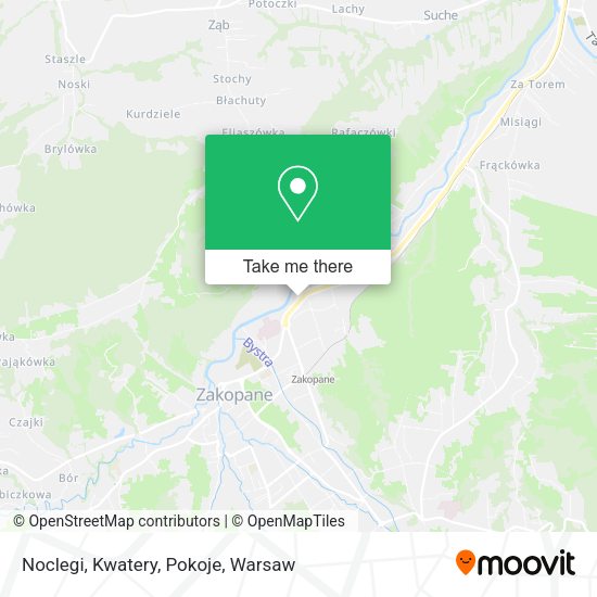 Noclegi, Kwatery, Pokoje map