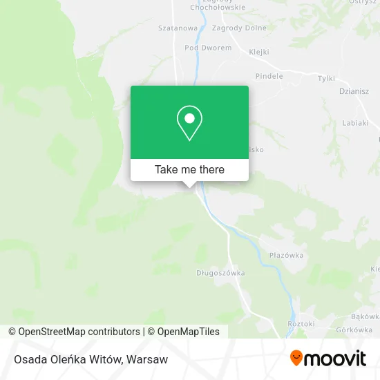 Карта Osada Oleńka Witów