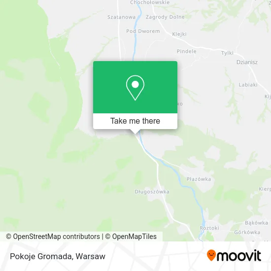 Карта Pokoje Gromada