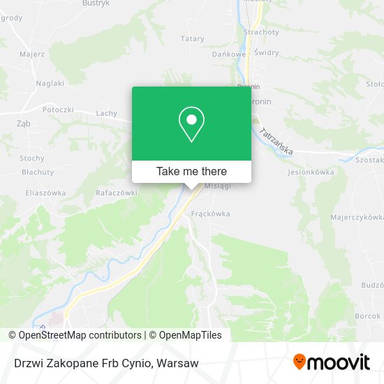 Drzwi Zakopane Frb Cynio map