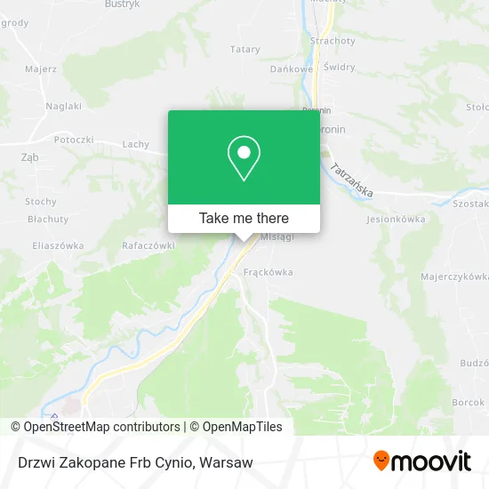 Карта Drzwi Zakopane Frb Cynio