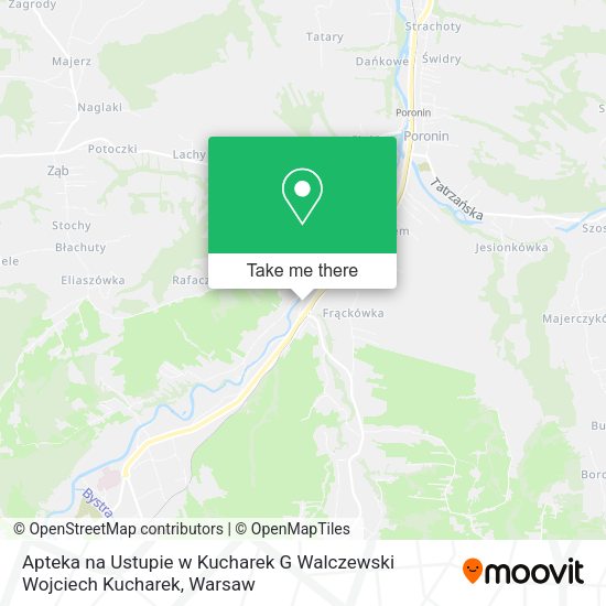 Apteka na Ustupie w Kucharek G Walczewski Wojciech Kucharek map