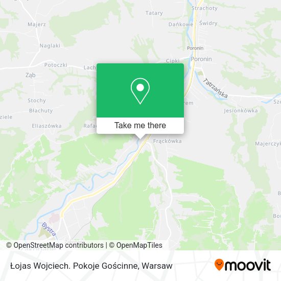 Łojas Wojciech. Pokoje Gościnne map