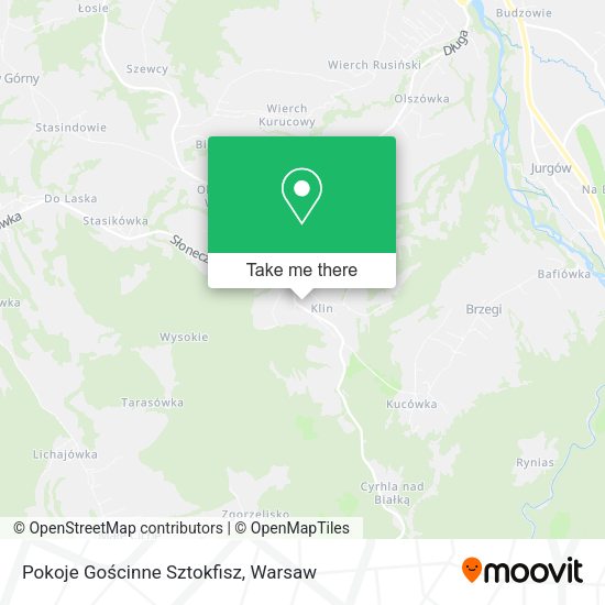 Pokoje Gościnne Sztokfisz map