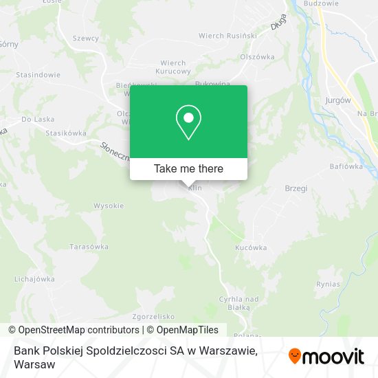 Bank Polskiej Spoldzielczosci SA w Warszawie map