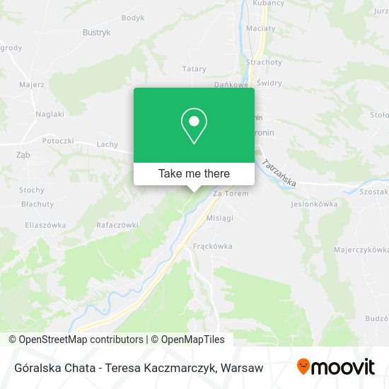 Góralska Chata - Teresa Kaczmarczyk map