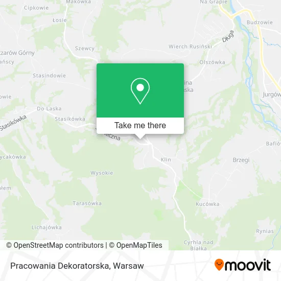 Карта Pracowania Dekoratorska