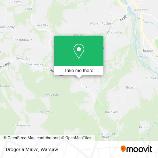 Карта Drogeria Malve