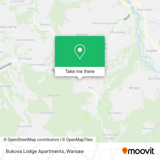 Bukova Lodge Apartments map