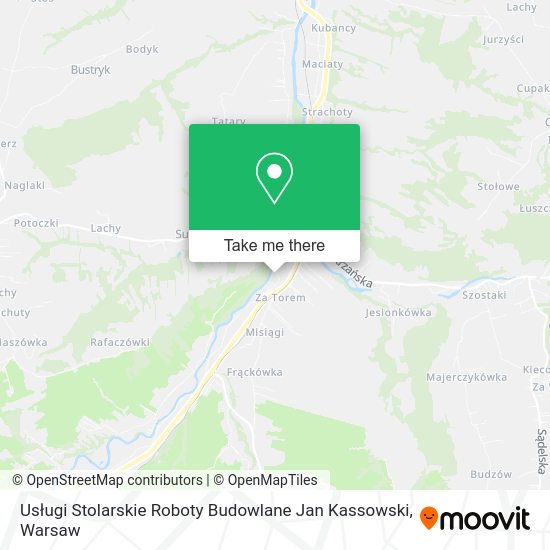 Usługi Stolarskie Roboty Budowlane Jan Kassowski map