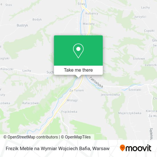 Frezik Meble na Wymiar Wojciech Bafia map