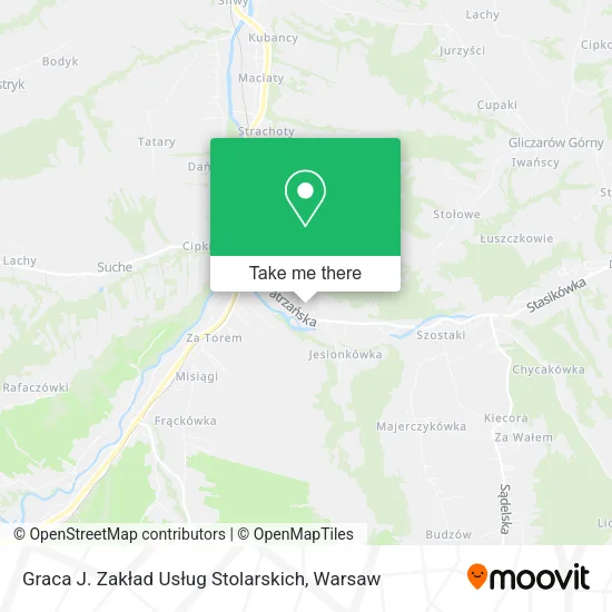 Graca J. Zakład Usług Stolarskich map