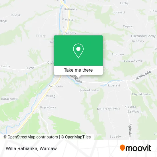 Willa Rabianka map