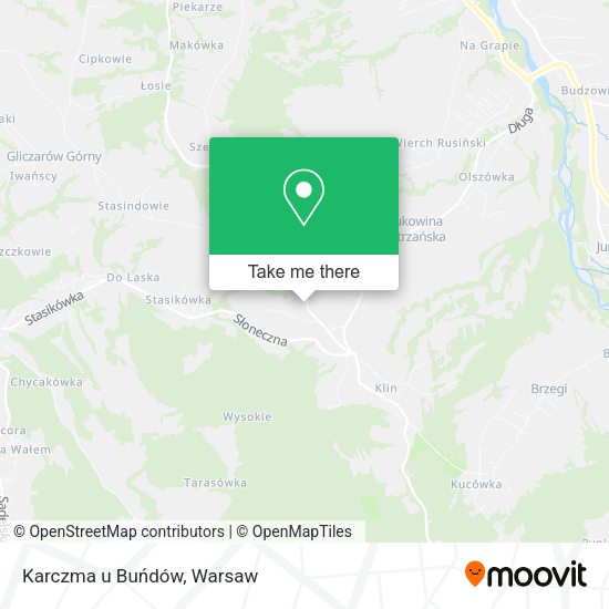 Karczma u Buńdów map