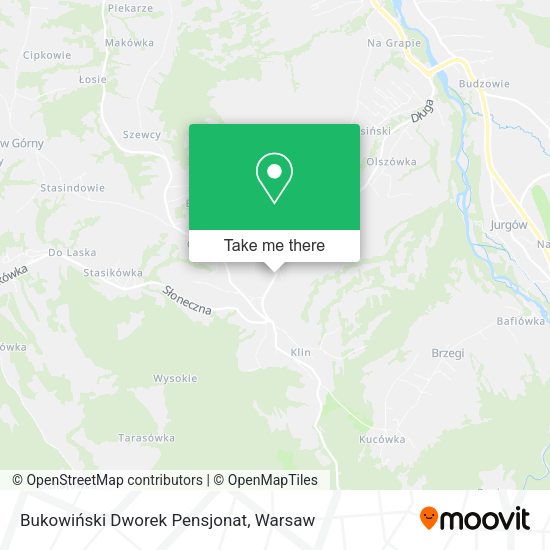 Bukowiński Dworek Pensjonat map