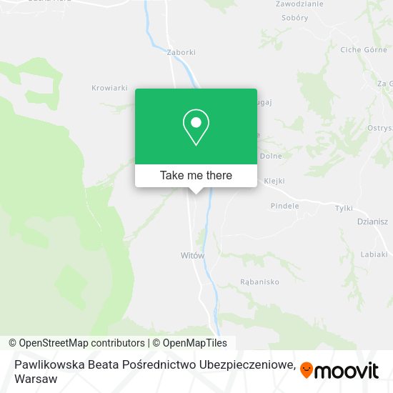 Pawlikowska Beata Pośrednictwo Ubezpieczeniowe map