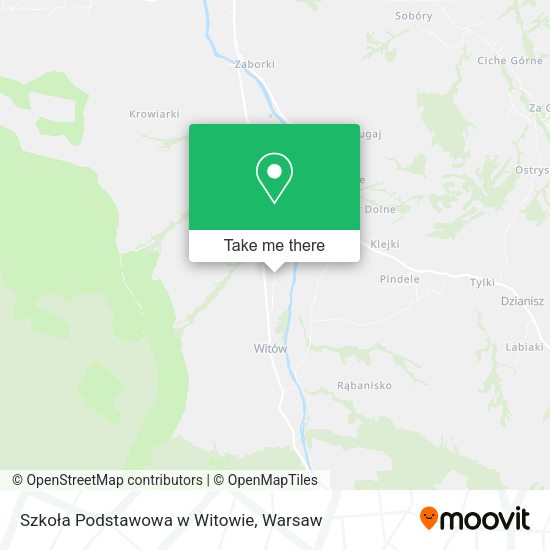 Szkoła Podstawowa w Witowie map