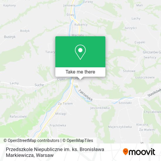 Przedszkole Niepubliczne im. ks. Bronisława Markiewicza map