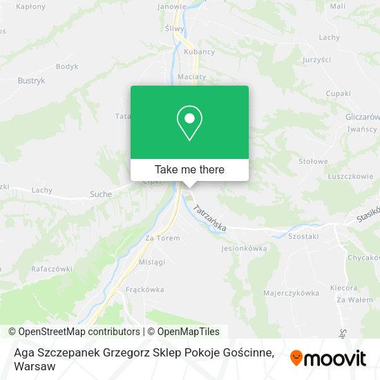 Aga Szczepanek Grzegorz Sklep Pokoje Gościnne map