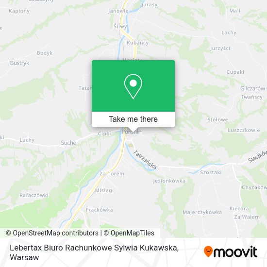 Lebertax Biuro Rachunkowe Sylwia Kukawska map