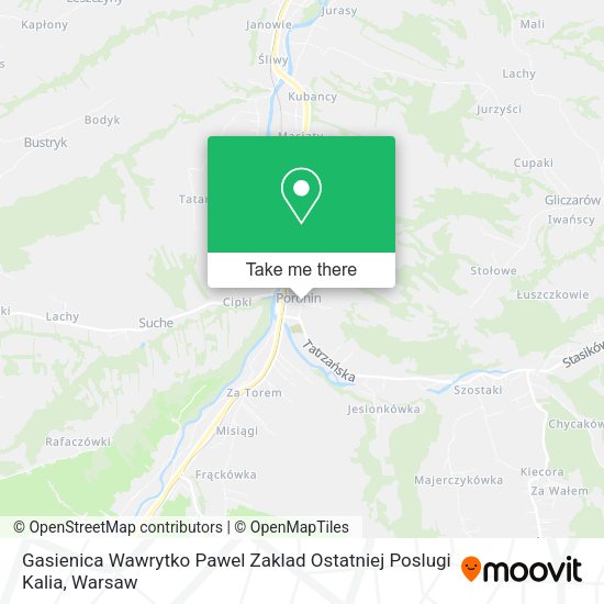 Gasienica Wawrytko Pawel Zaklad Ostatniej Poslugi Kalia map